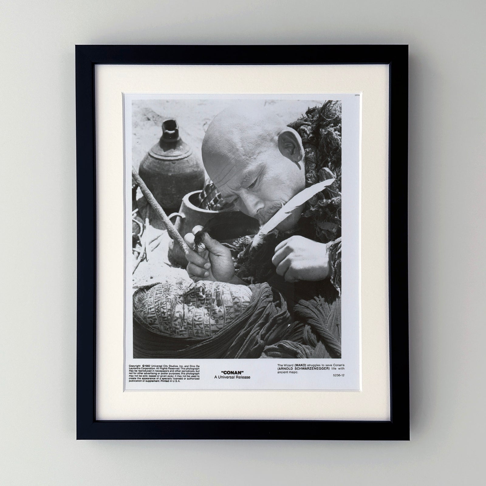 Conan the Barbarian 1982 Film Movie Press Publicity Still Framed