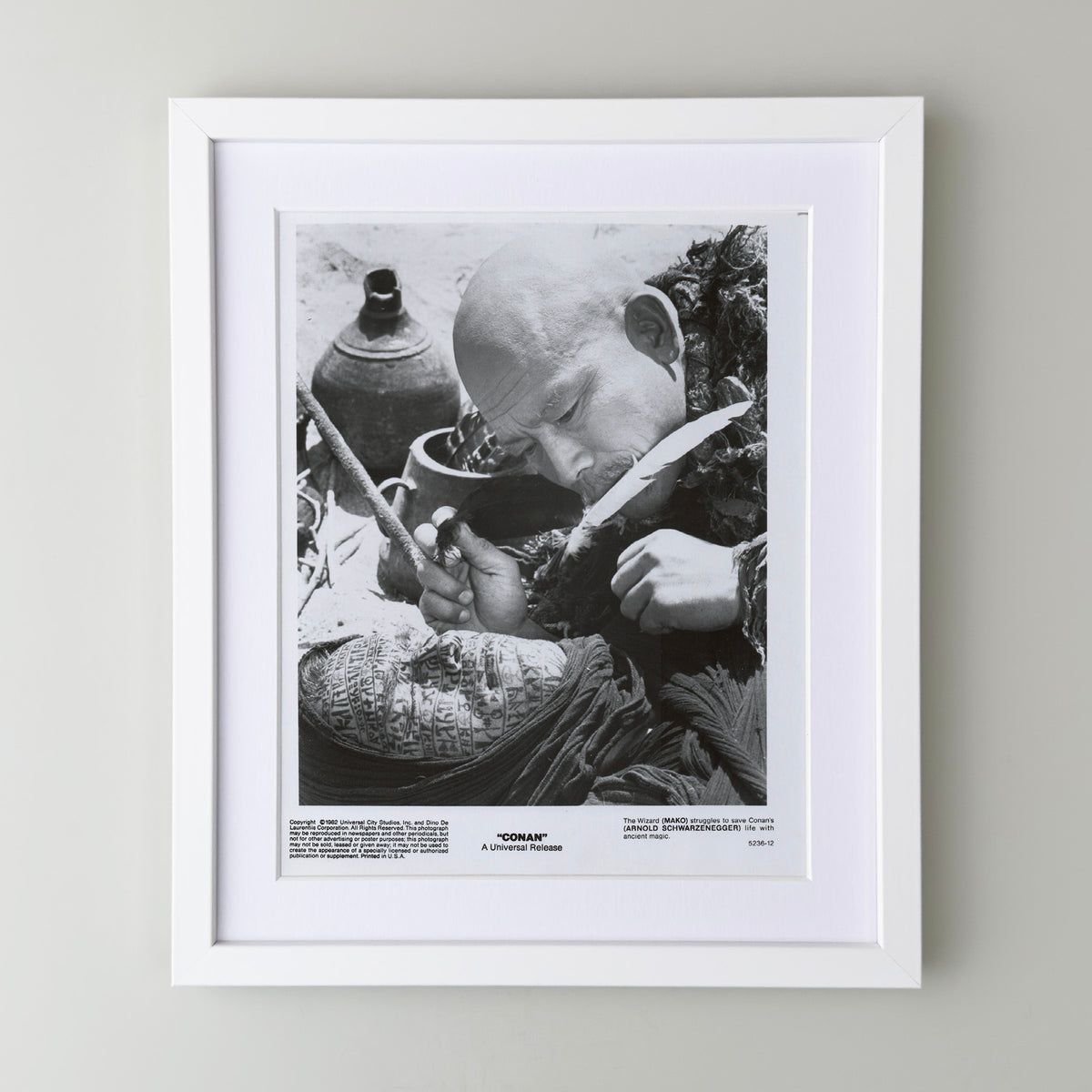 Conan the Barbarian 1982 Film Movie Press Publicity Still Framed