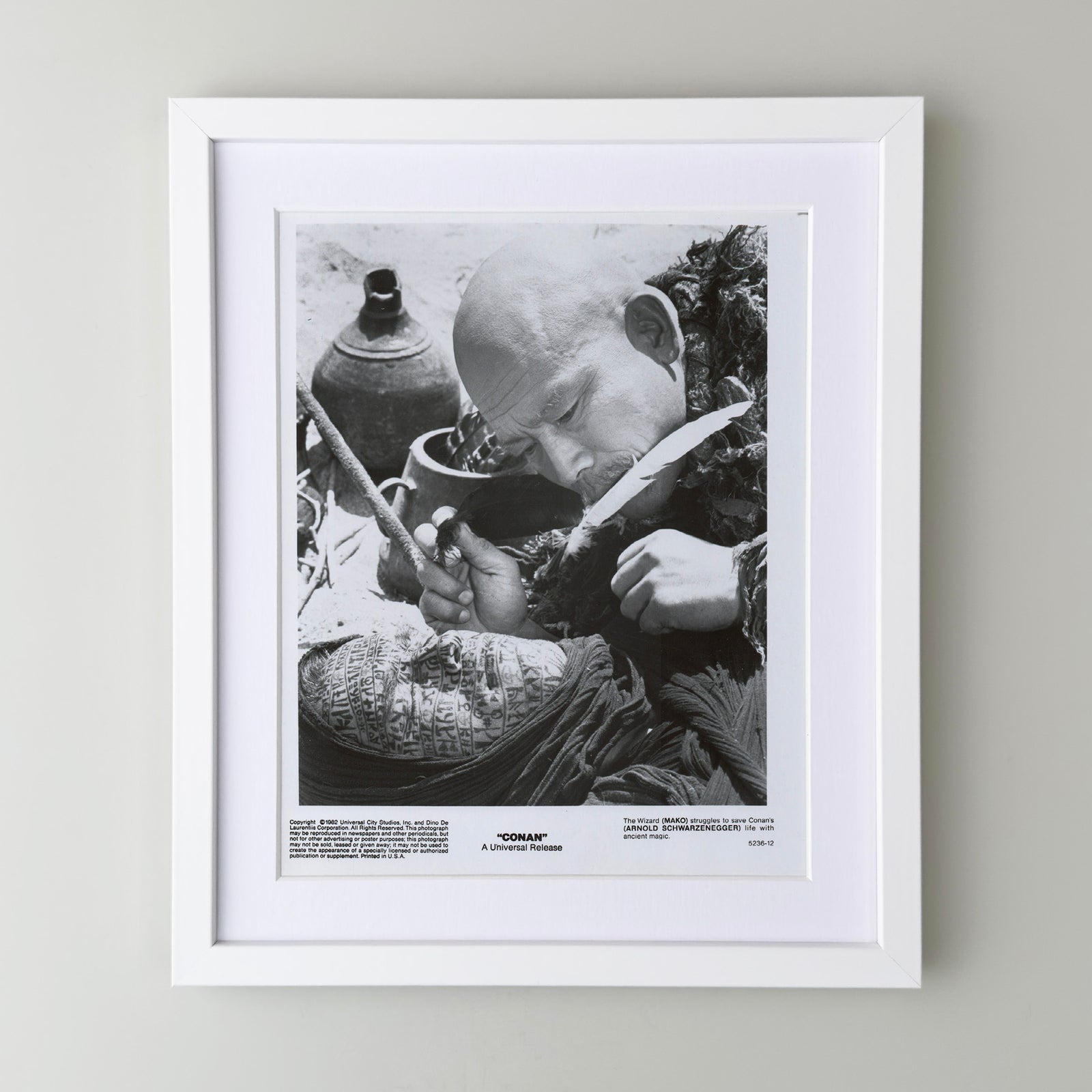 Conan the Barbarian 1982 Film Movie Press Publicity Still Framed