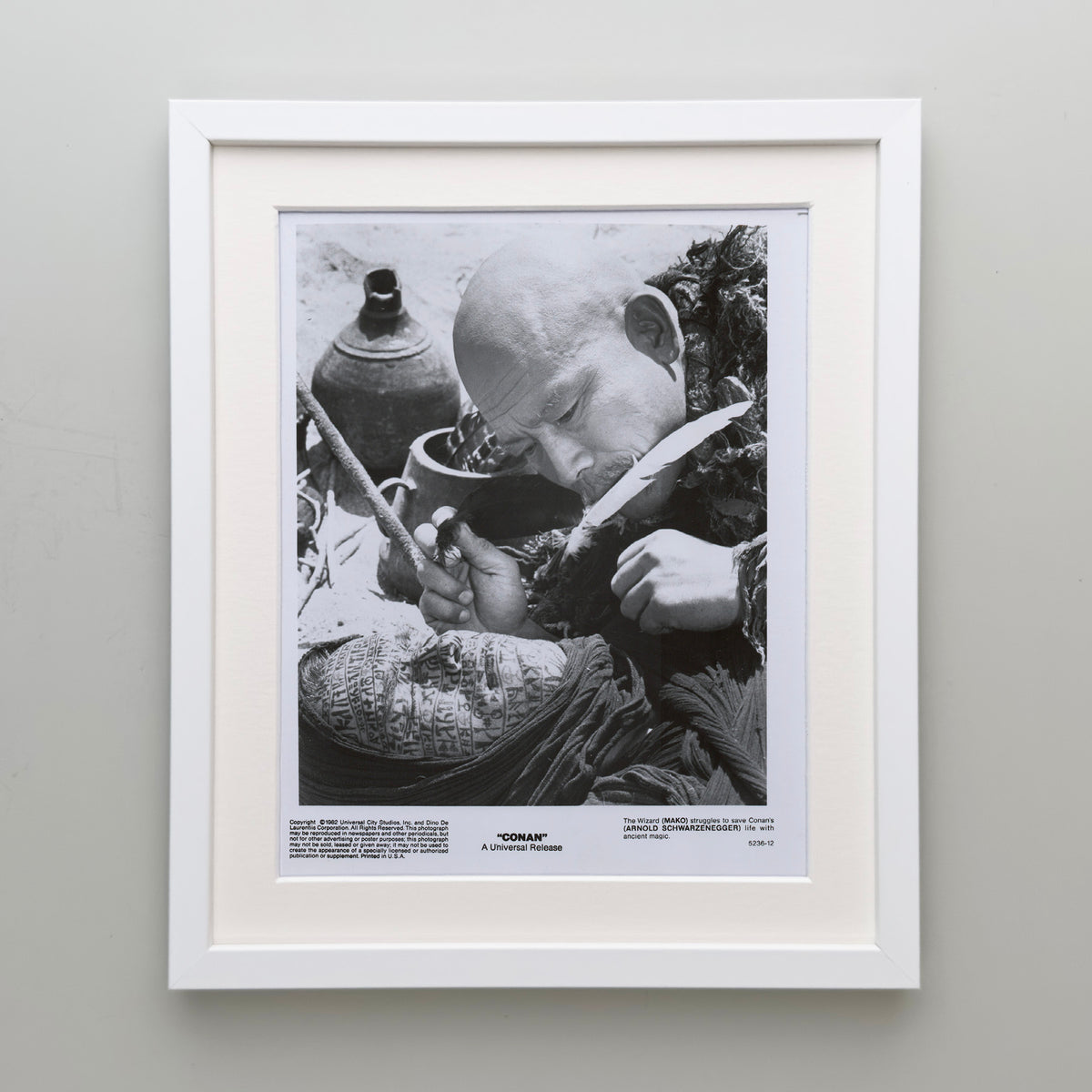 Conan the Barbarian 1982 Film Movie Press Publicity Still Framed