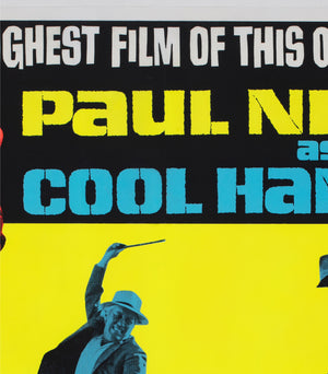 Cool Hand Luke 1967 UK Quad Film Movie Poster - detail