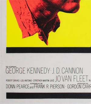 Cool Hand Luke 1967 UK Quad Film Movie Poster - detail