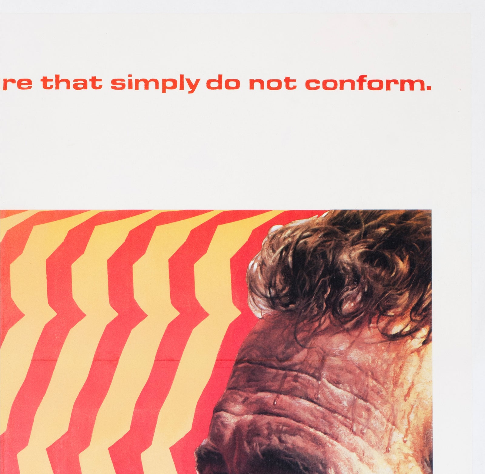 Cool Hand Luke 1967 US 1 Sheet Film Poster James Bama - detail