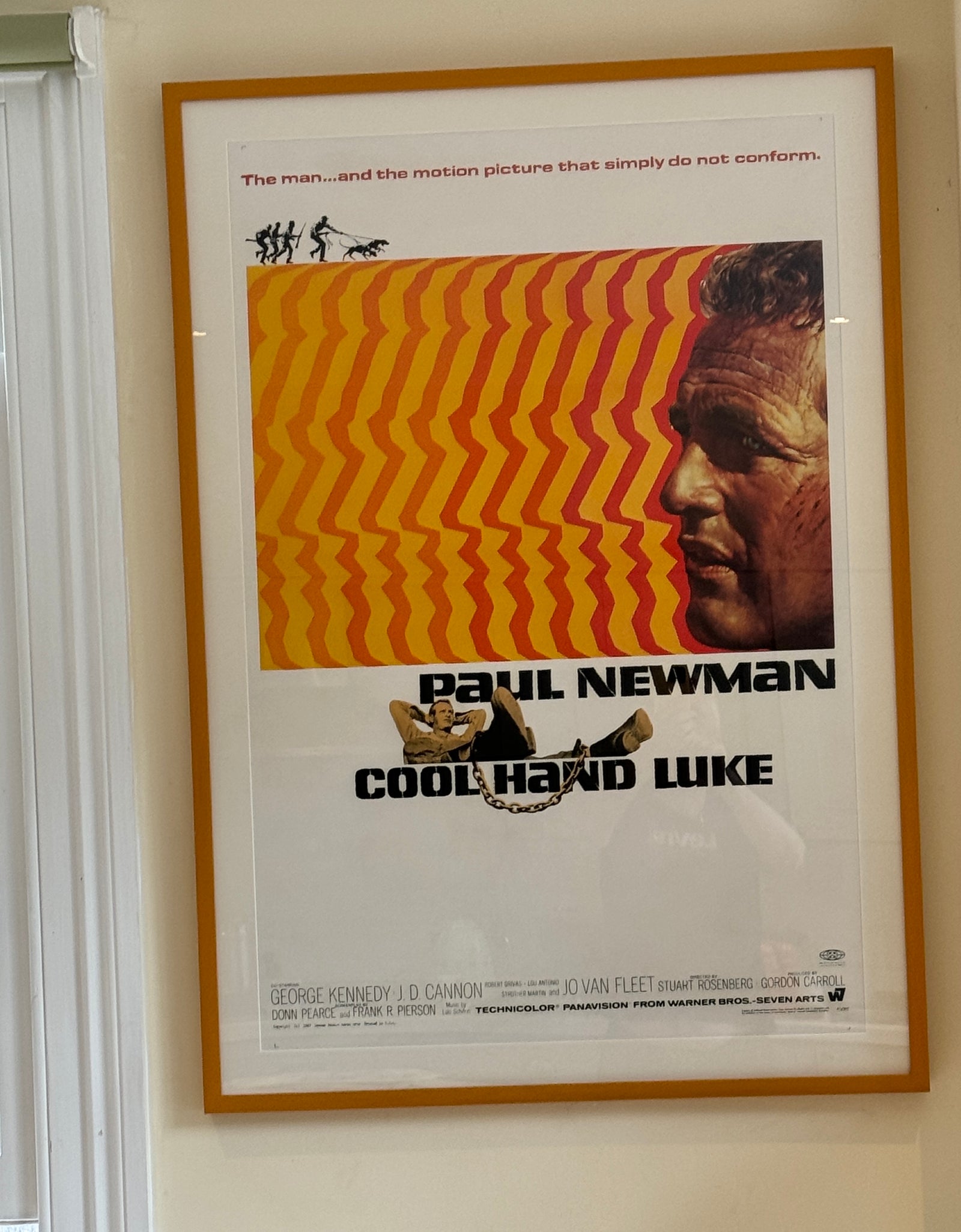 Original Cool Hand Luke 1967 US 1 Sheet Film Poster, James Bama