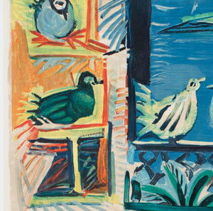 Cote D'Azur 1962 French Travel Advertising Poster, Pablo Picasso - detail