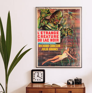 Creature From the Black Lagoon R1962 French Moyenne Film Movie Poster