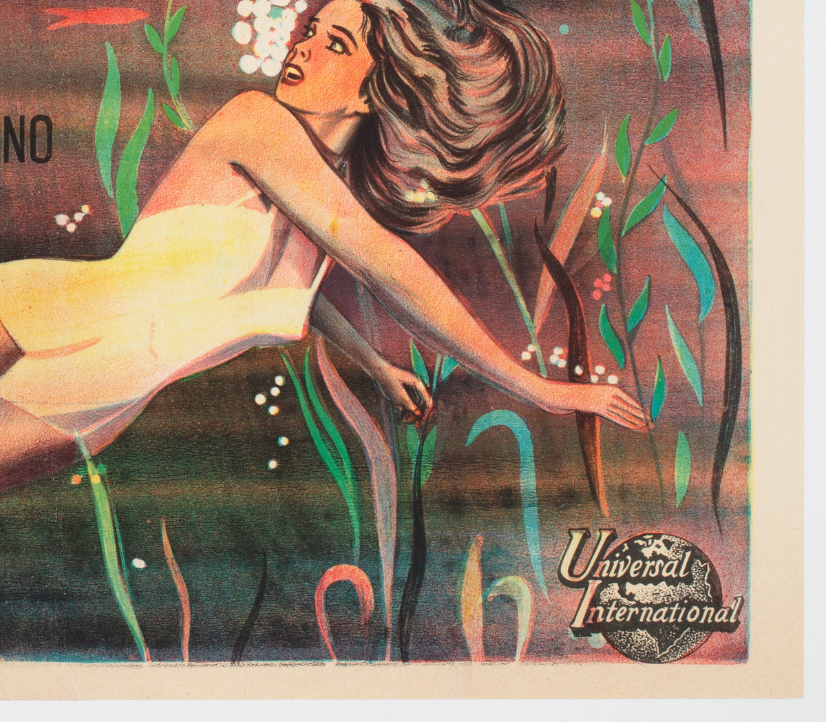 Creature From the Black Lagoon R1962 French Moyenne Film Movie Poster detail
