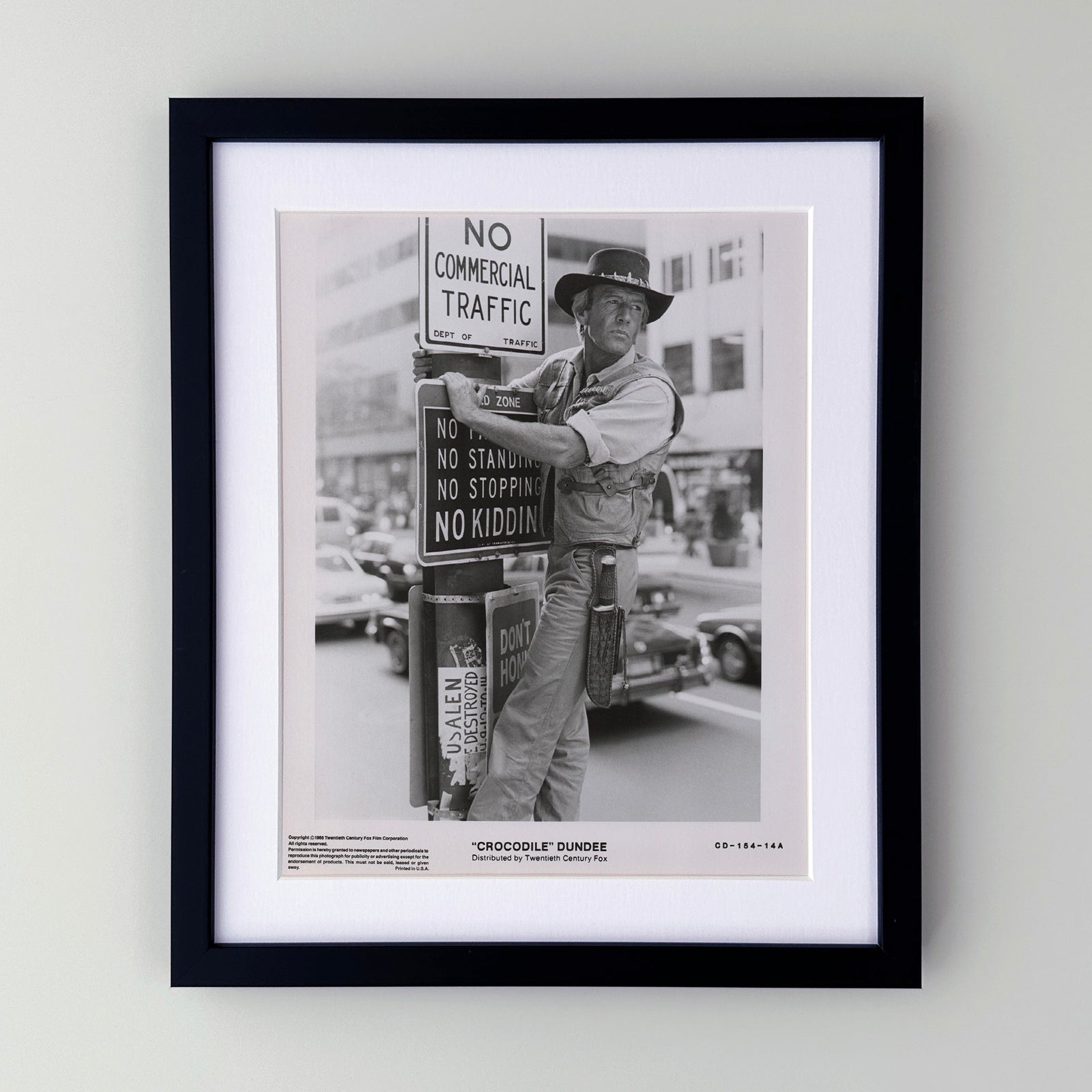 Crocodile Dundee (1986) Film Movie Press Publicity Still Framed