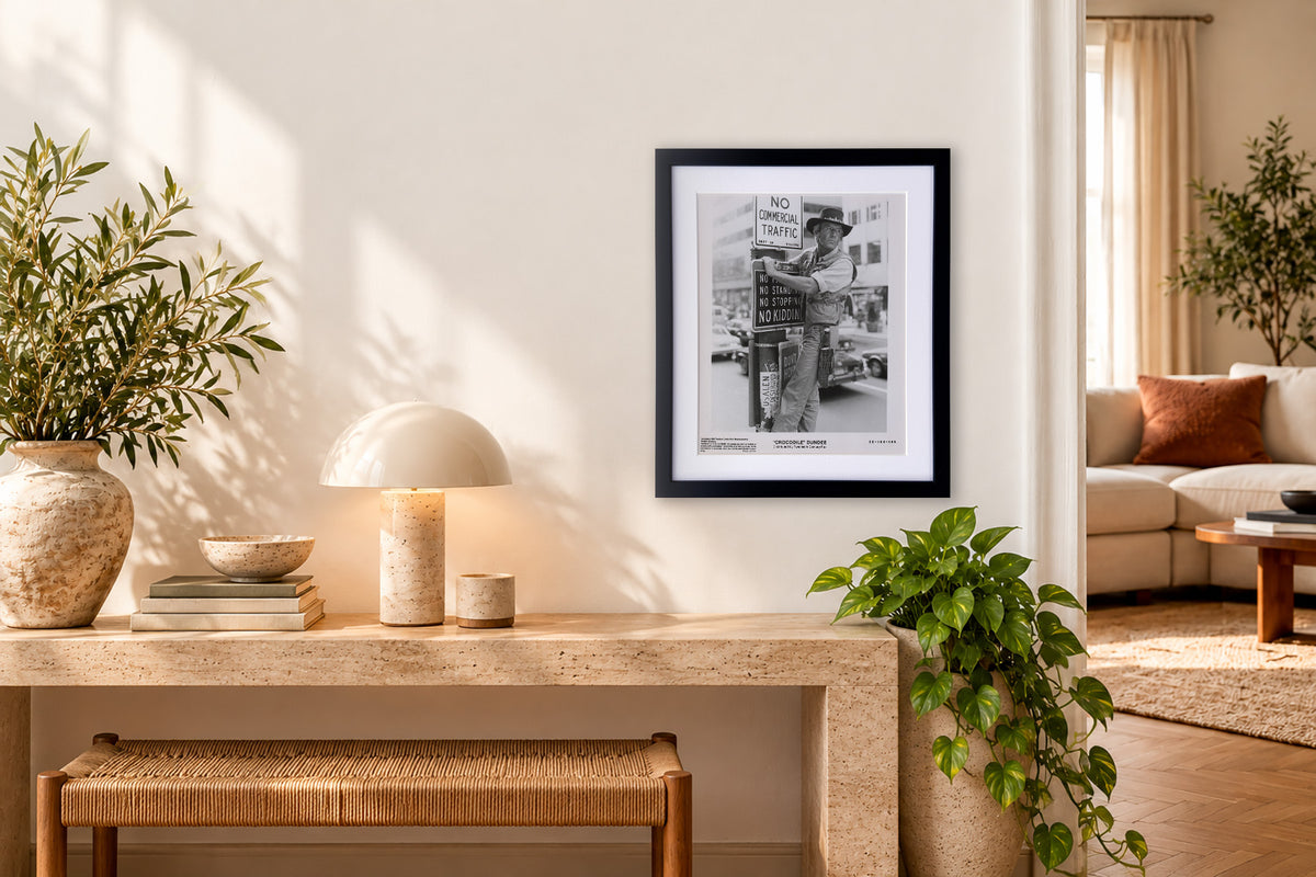 Crocodile Dundee (1986) Film Movie Press Publicity Still Framed