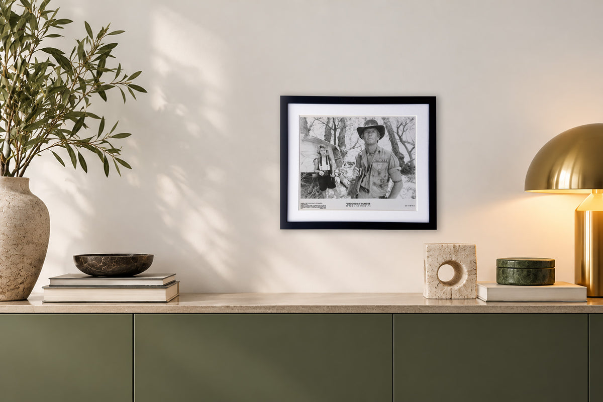 Crocodile Dundee (1986) Film Movie Press Publicity Still Framed