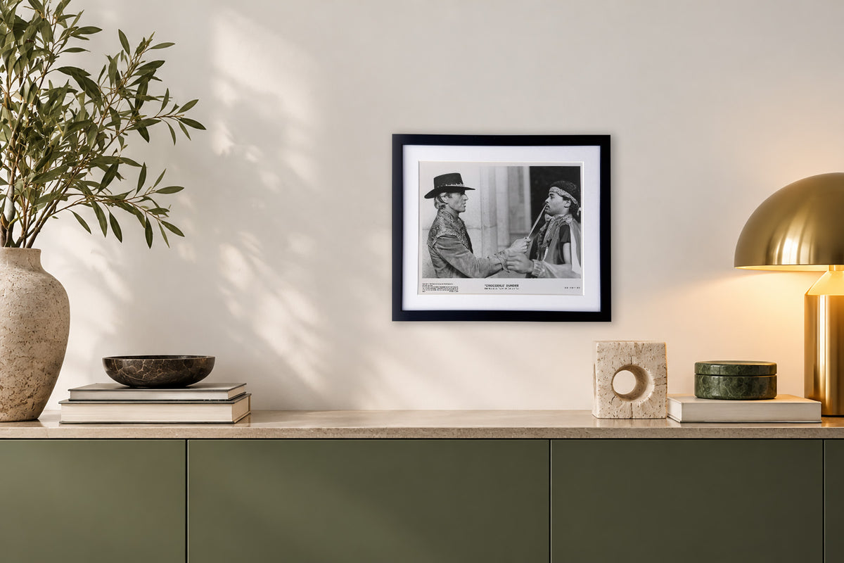 Crocodile Dundee (1986) Film Movie Press Publicity Still Framed