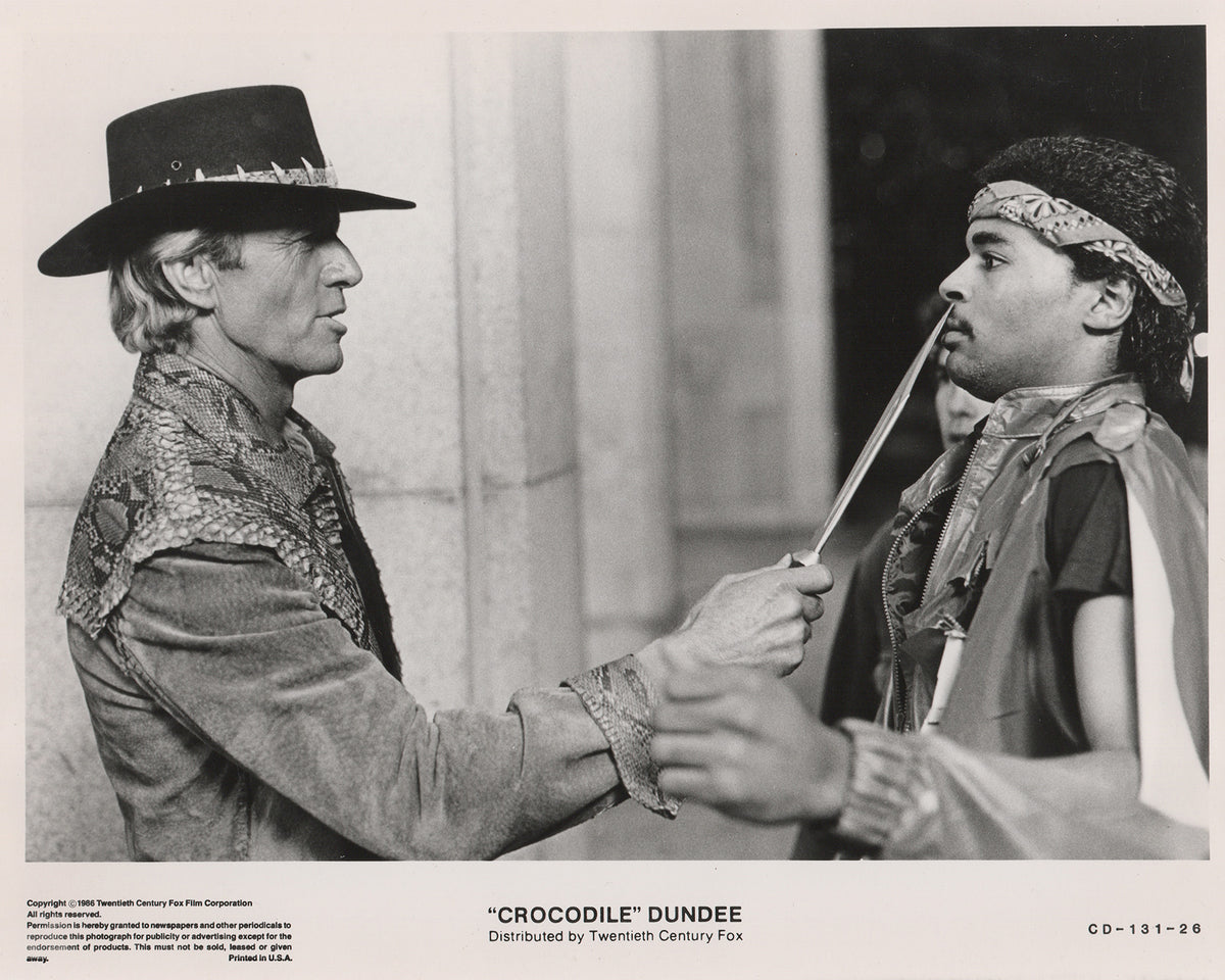 Crocodile Dundee (1986) Film Movie Press Publicity Still Framed