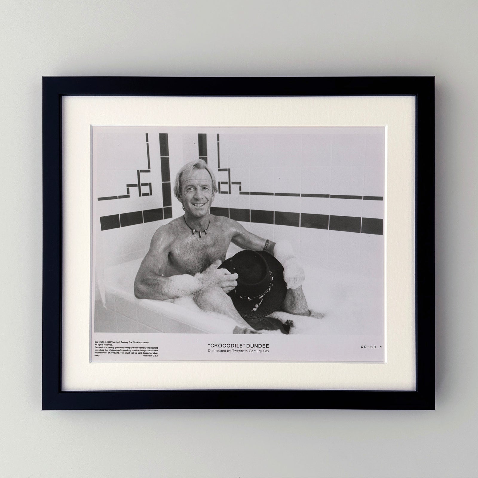 Crocodile Dundee (1986) Film Movie Press Publicity Still Framed
