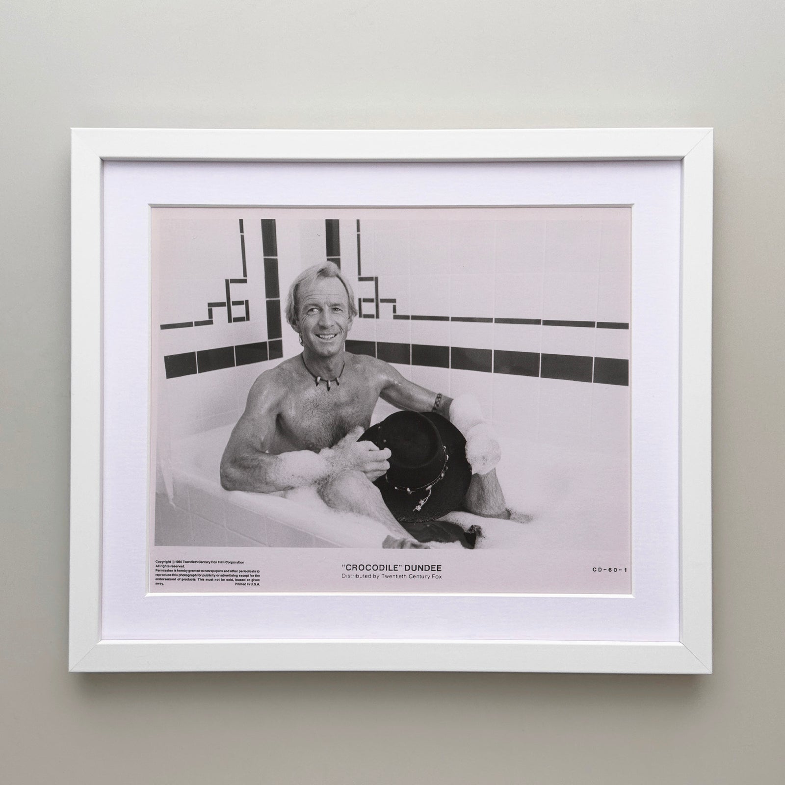Crocodile Dundee (1986) Film Movie Press Publicity Still Framed