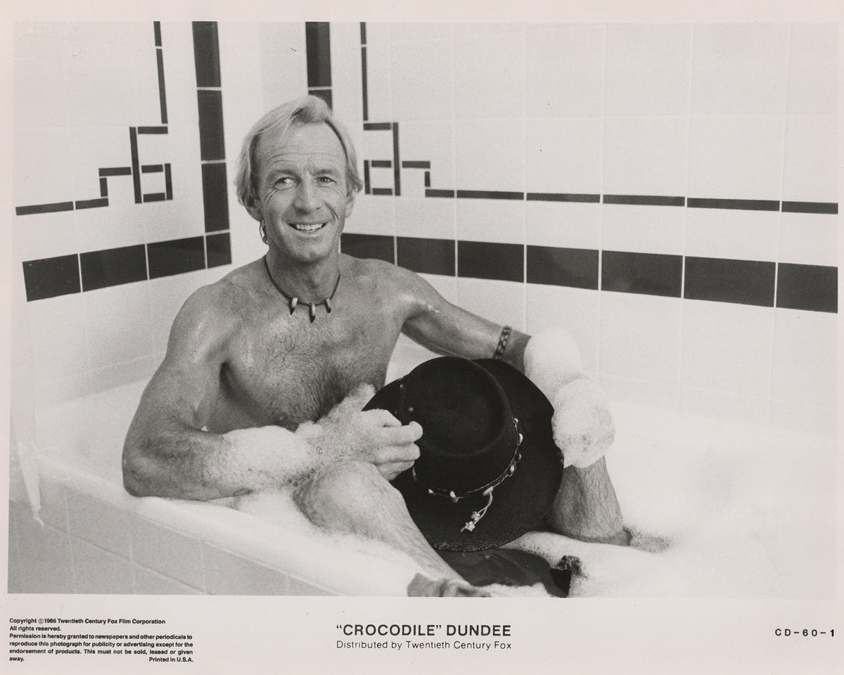 Crocodile Dundee (1986) Film Movie Press Publicity Still Framed