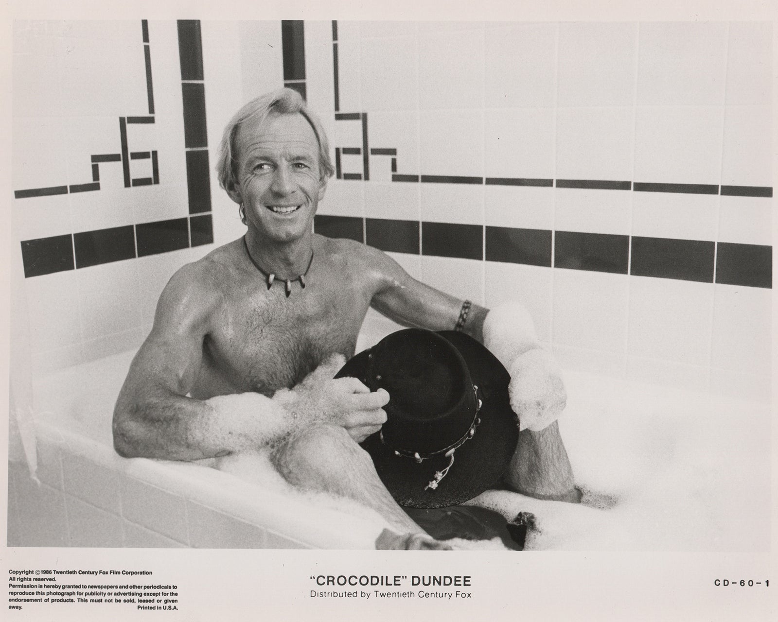 Crocodile Dundee (1986) Film Movie Press Publicity Still Framed