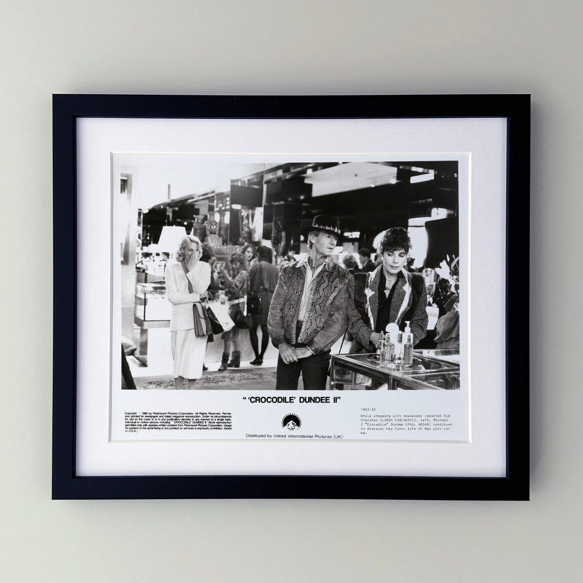 Crocodile Dundee 2 1988 Publicity Film Movie Press Still Framed