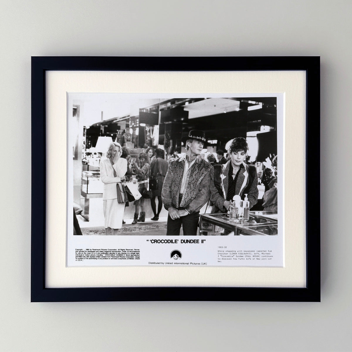 Crocodile Dundee 2 1988 Publicity Film Movie Press Still Framed