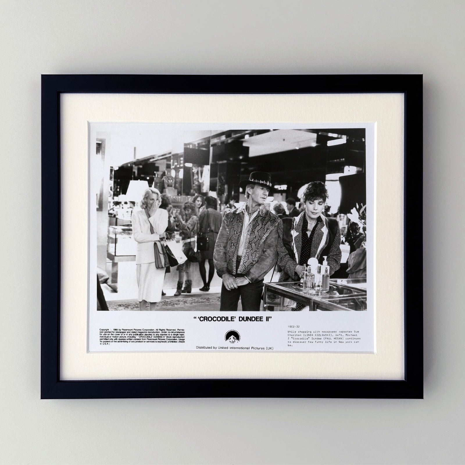 Crocodile Dundee 2 1988 Publicity Film Movie Press Still Framed