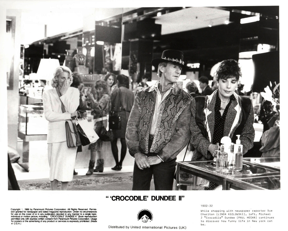 Crocodile Dundee 2 1988 Publicity Film Movie Press Still Framed
