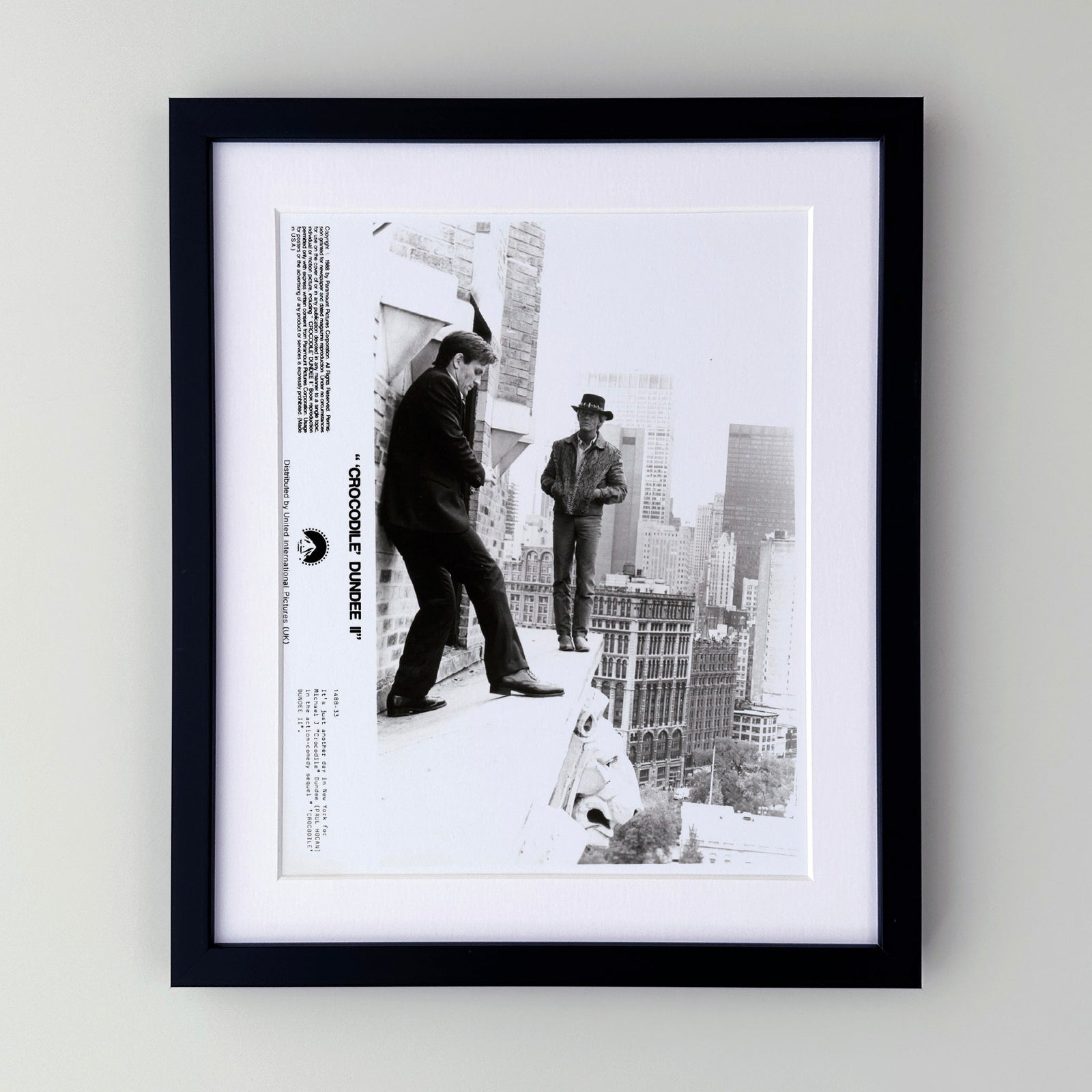 Crocodile Dundee 2 1988 Publicity Film Movie Press Still Framed