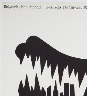 Crocodile Dundee 2 1989 Polish Film Movie Poster Linen-backed, Mieczyslaw Wasilewski - detail
