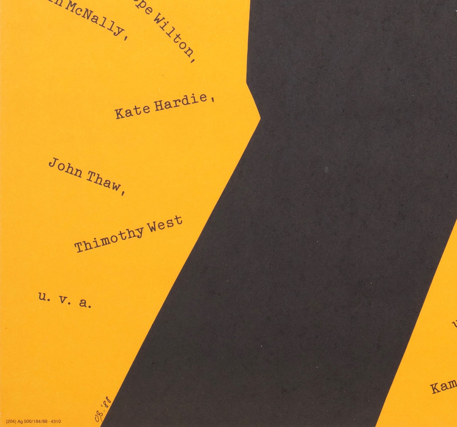 Cry Freedom 1988 East German A1 Film Poster - detail