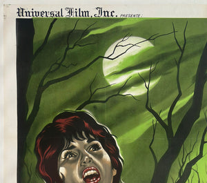 Curse of the Werewolf 1961 French Grande Film Movie Poster, Guy Gerard Noel - detail