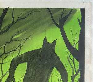 Curse of the Werewolf 1961 French Grande Film Movie Poster, Guy Gerard Noel - detail