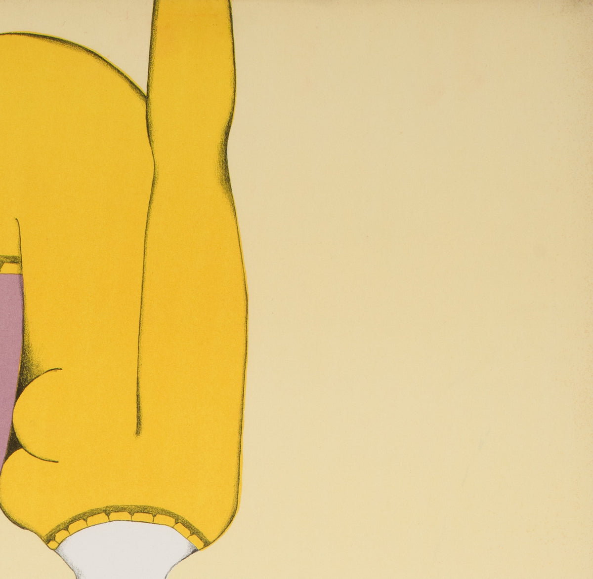 Cyrk Acrobatic Roller Skater 1970 Polish Circus Poster, Danuta Zukowska - detail