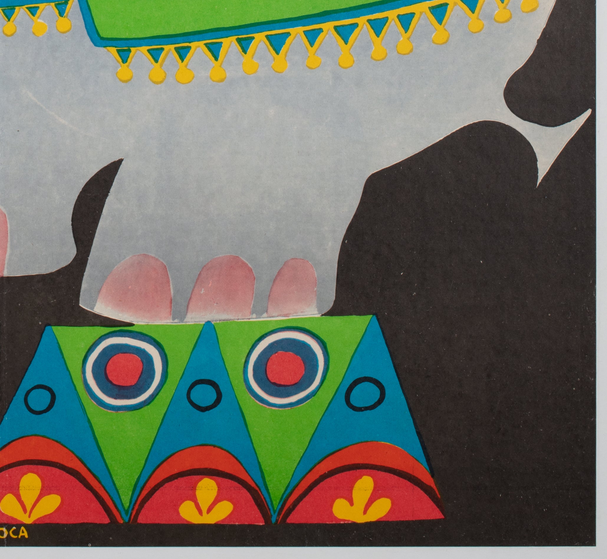 Cyrk Elephant Trainer 1979 Romanian Circus Poster, Dan Cioca - Orson ...