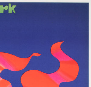 Cyrk Fire Tiger 1970 Polish Circus Poster, Tadeusz Jodlowski - detail