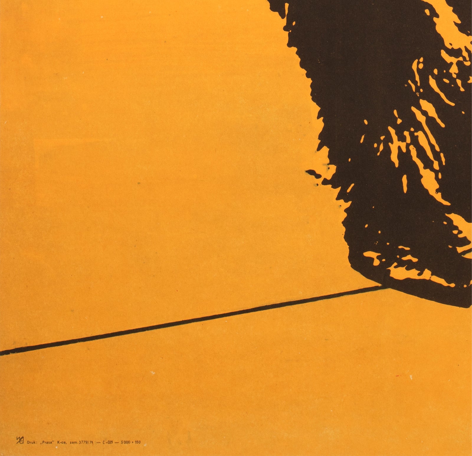 Cyrk Juggling Tightrope Bear 1971 Polish Circus Poster