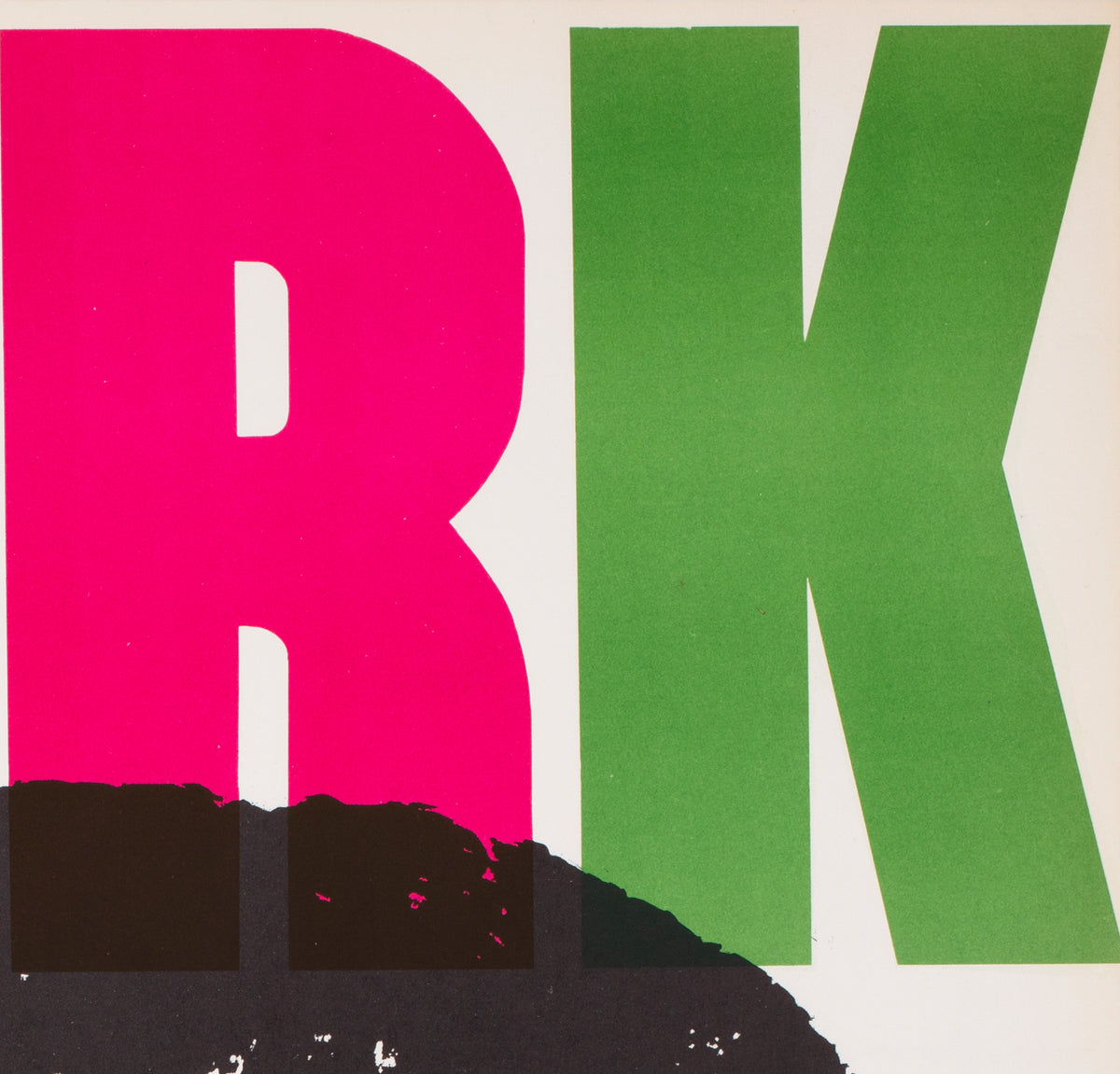 Cyrk Smoking Chimpanzee 1964 B1 Polish Circus Poster, Waldemar Swierzy - detail