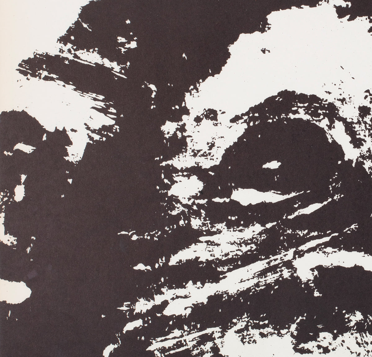 Cyrk Smoking Chimpanzee 1964 B1 Polish Circus Poster, Waldemar Swierzy - detail