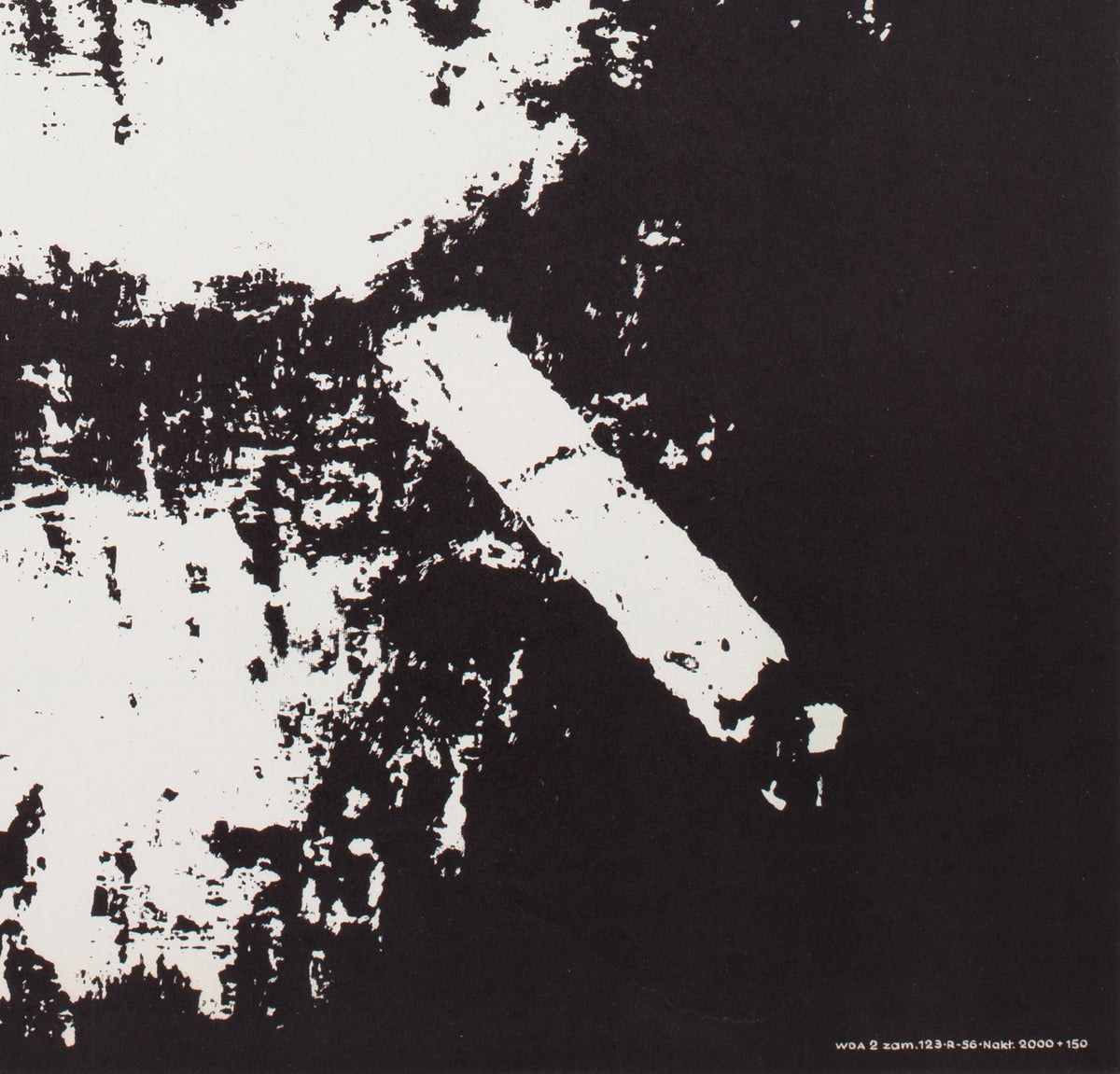 Cyrk Smoking Chimpanzee 1964 B1 Polish Circus Poster, Waldemar Swierzy - detail