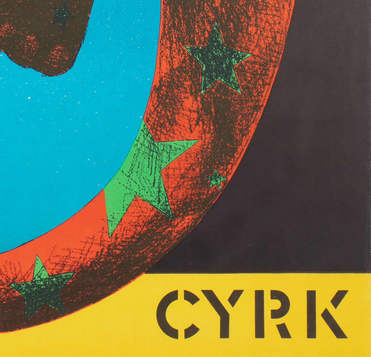 Cyrk Star Elephant 1974 Polish Circus Poster, Mieczyslaw Wasilewski - detail