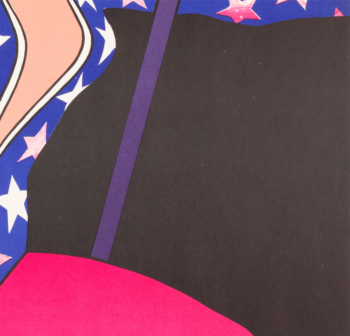 Cyrk Trapeze Girl Acrobat 1975 Polish Circus Poster, Witold Janowski - detail