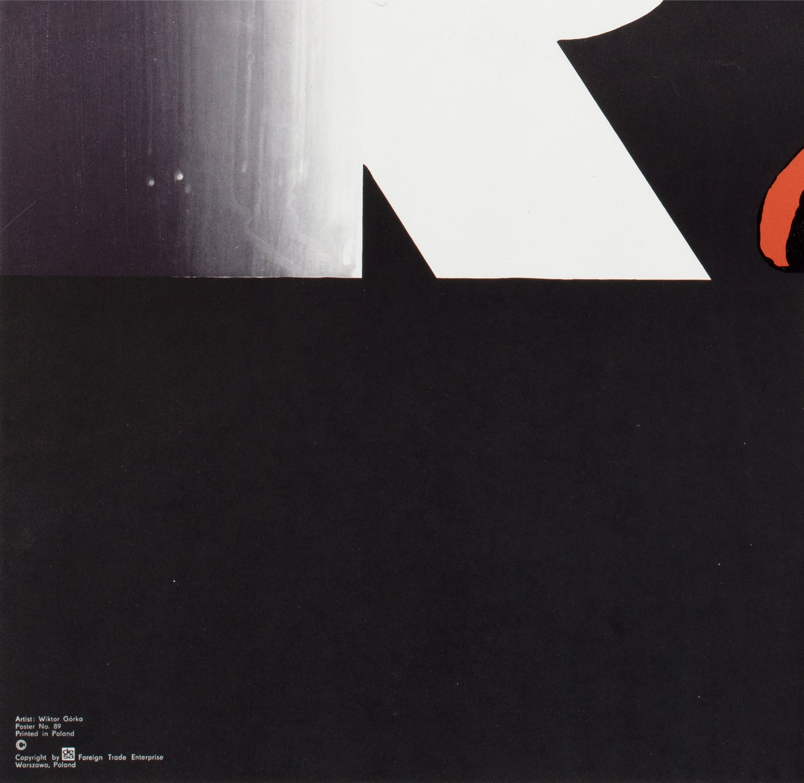 Cyrk Two Growling Tigers R1979 Polish Circus Poster, Wiktor Gorka - detail