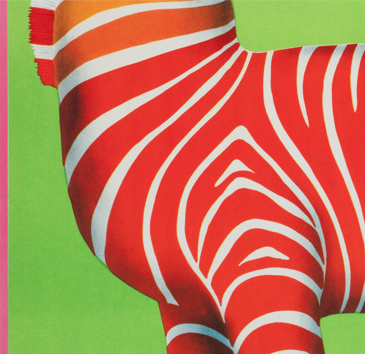 Cyrk Zebra Acrobat 1979 Polish Circus Poster, Hubert Hilscher - detail