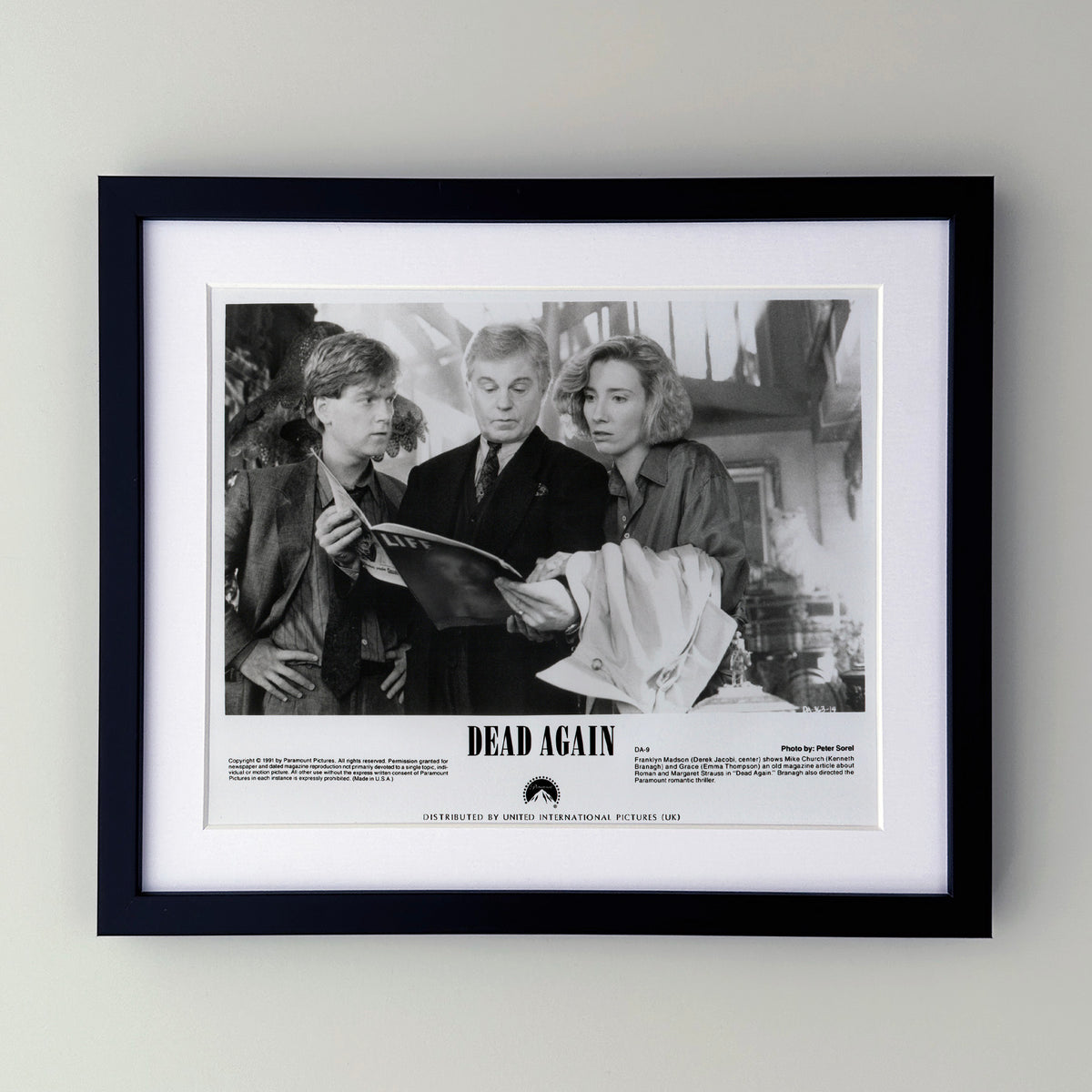 Dead Again 1991 Film Movie Press Publicity Still Framed