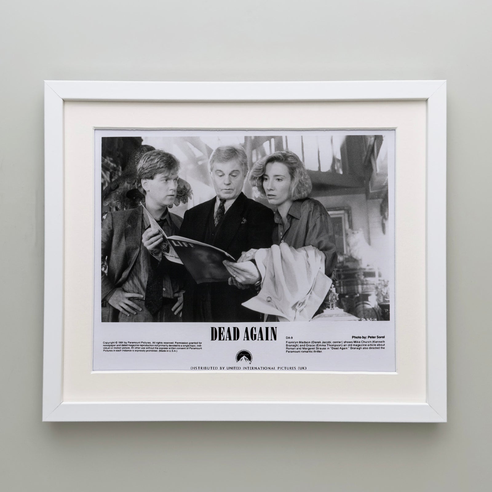 Dead Again 1991 Film Movie Press Publicity Still Framed