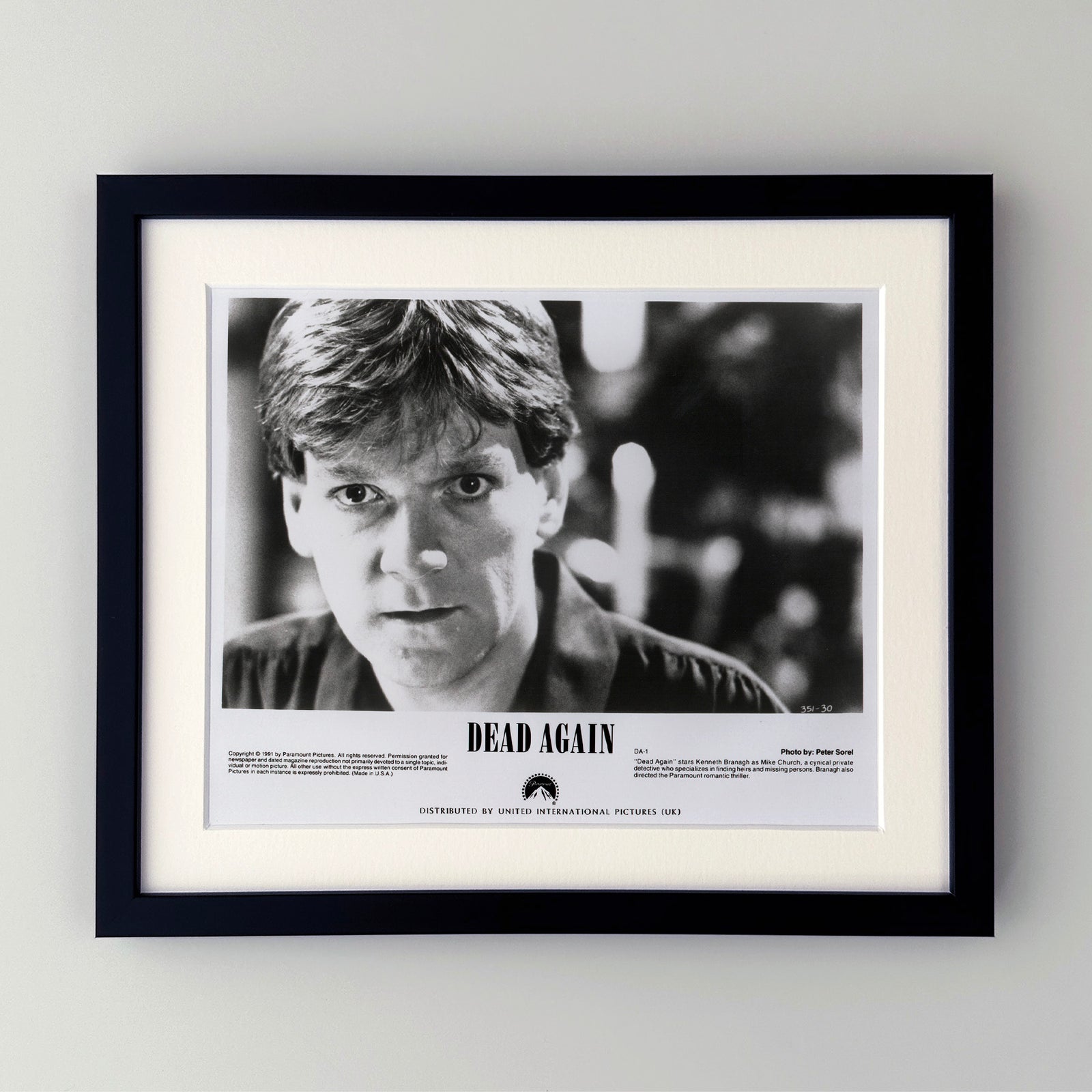 Dead Again 1991 Film Movie Press Publicity Still Framed