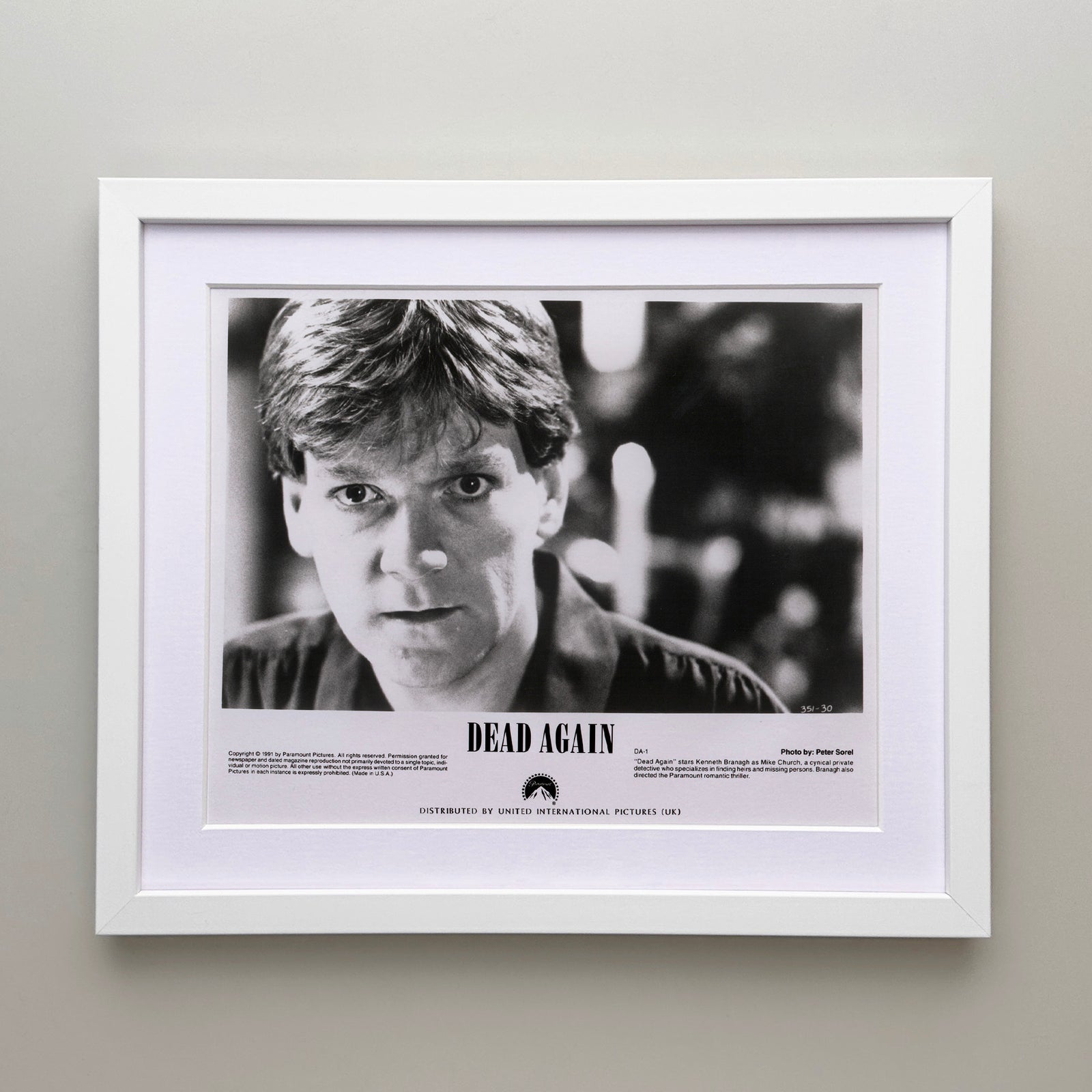 Dead Again 1991 Film Movie Press Publicity Still Framed