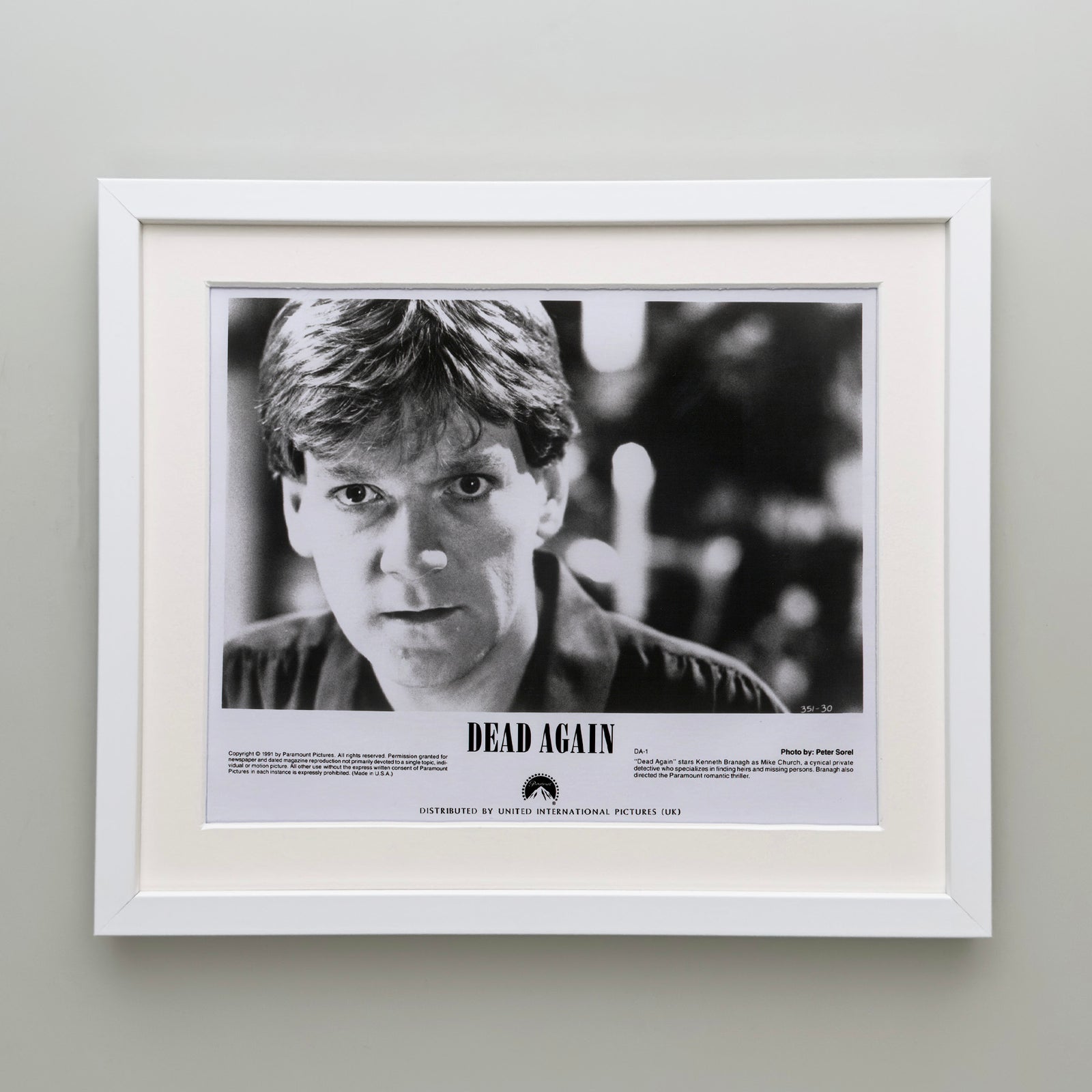 Dead Again 1991 Film Movie Press Publicity Still Framed