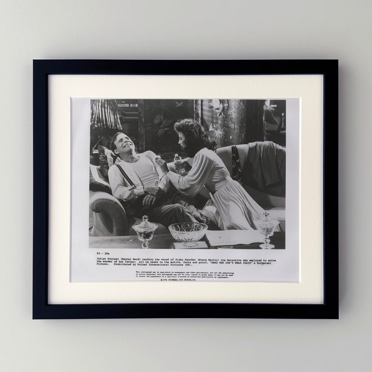 Dead Men Dont Wear Plaid 1982 Film Movie Press Publicity Still Framed