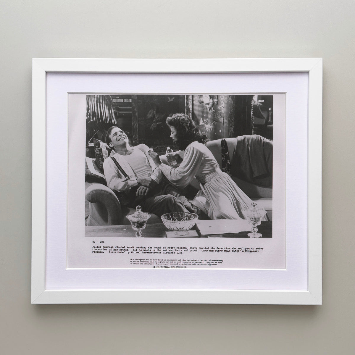 Dead Men Dont Wear Plaid 1982 Film Movie Press Publicity Still Framed