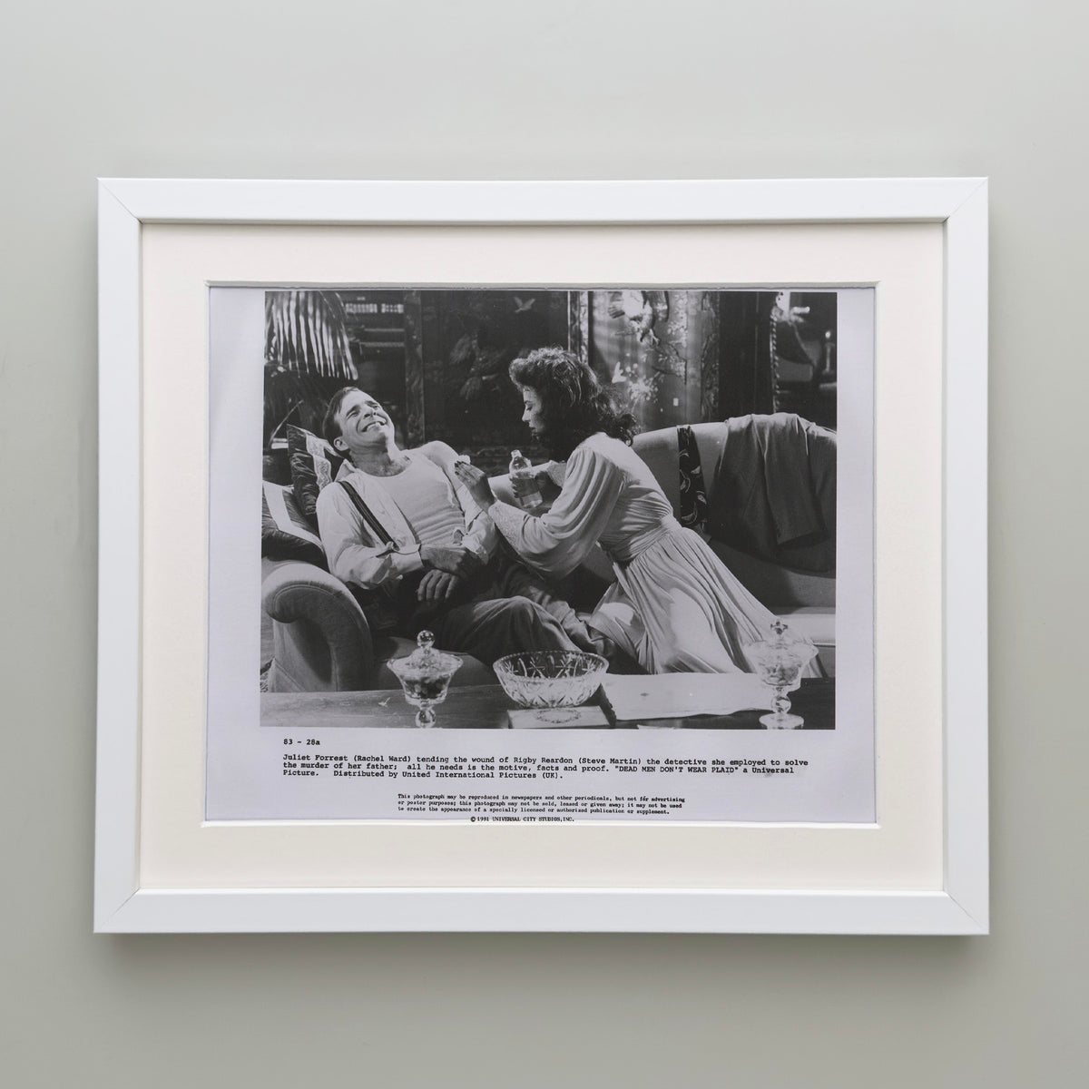 Dead Men Dont Wear Plaid 1982 Film Movie Press Publicity Still Framed