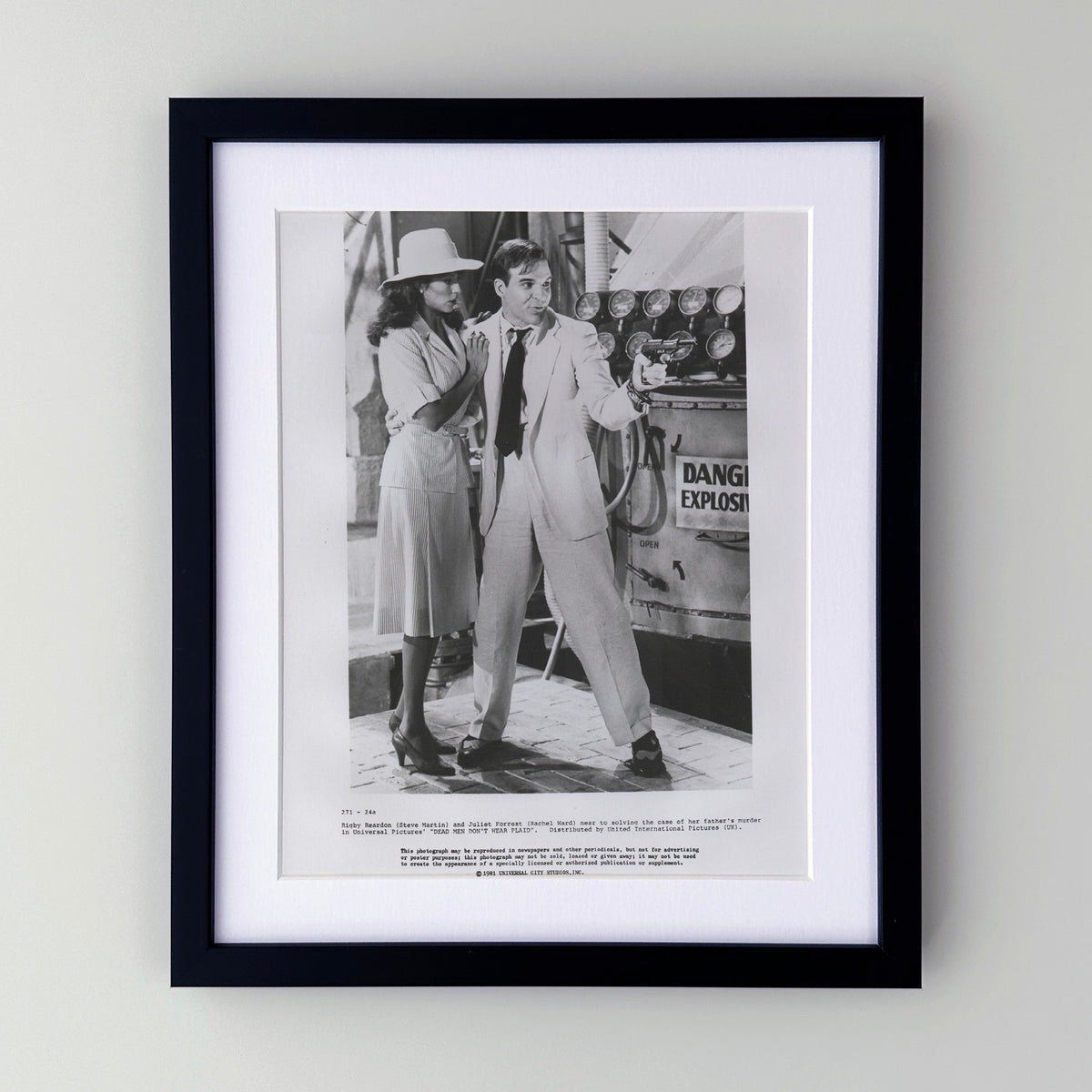 Dead Men Dont Wear Plaid 1982 Film Movie Press Publicity Still Framed