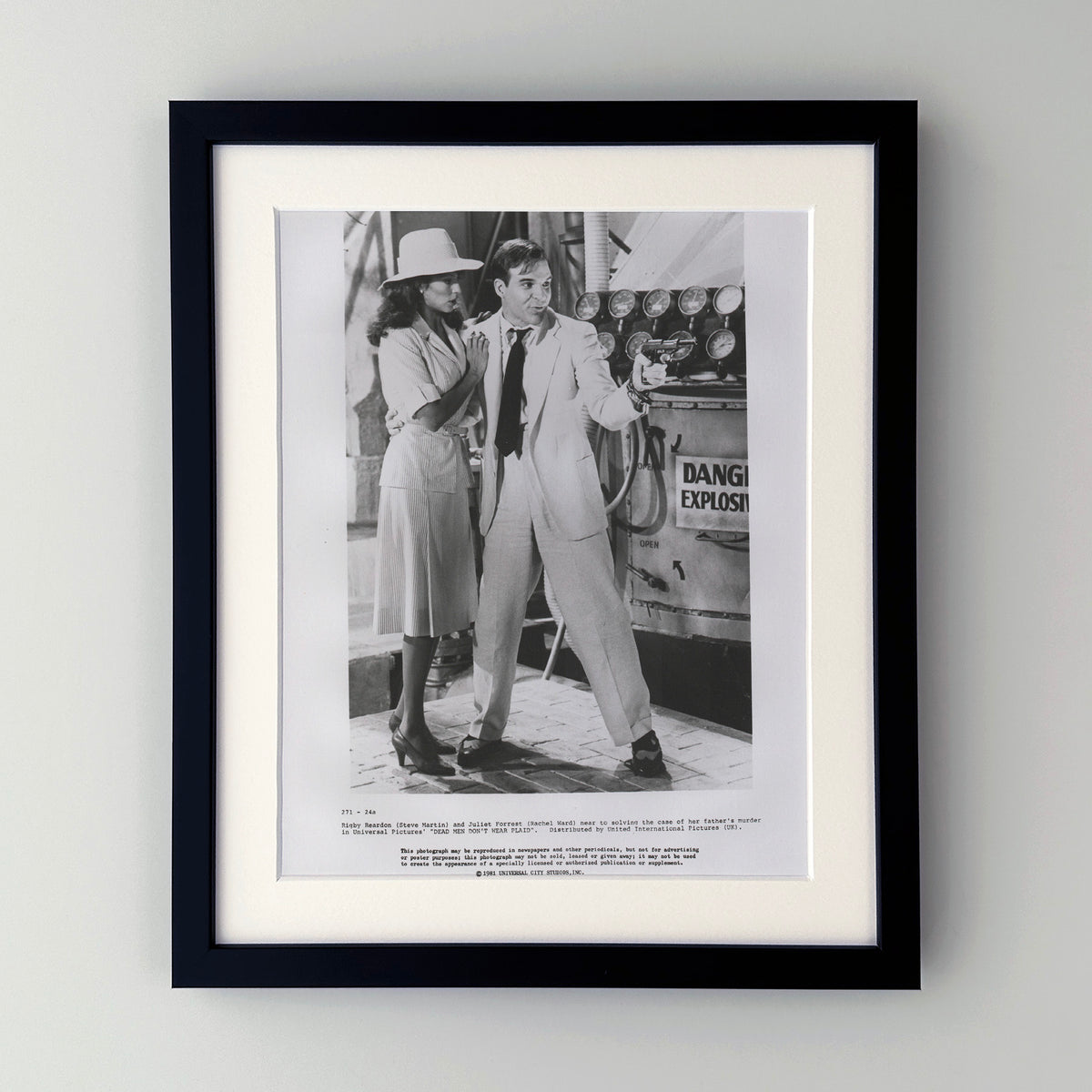 Dead Men Dont Wear Plaid 1982 Film Movie Press Publicity Still Framed